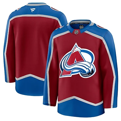Maillot domicile premium Fanatics Bordeaux Colorado Avalanche pour homme