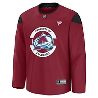 Men's Fanatics Burgundy Colorado Avalanche Practice Jersey