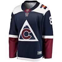 Maillot de joueur alternatif Premier Breakaway Fanatics Cale Makar pour hommes, bleu marine, Colorado Avalanche