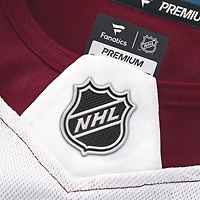 Maillot extérieur Premium Fanatics Cale Makar pour homme, blanc, Colorado Avalanche