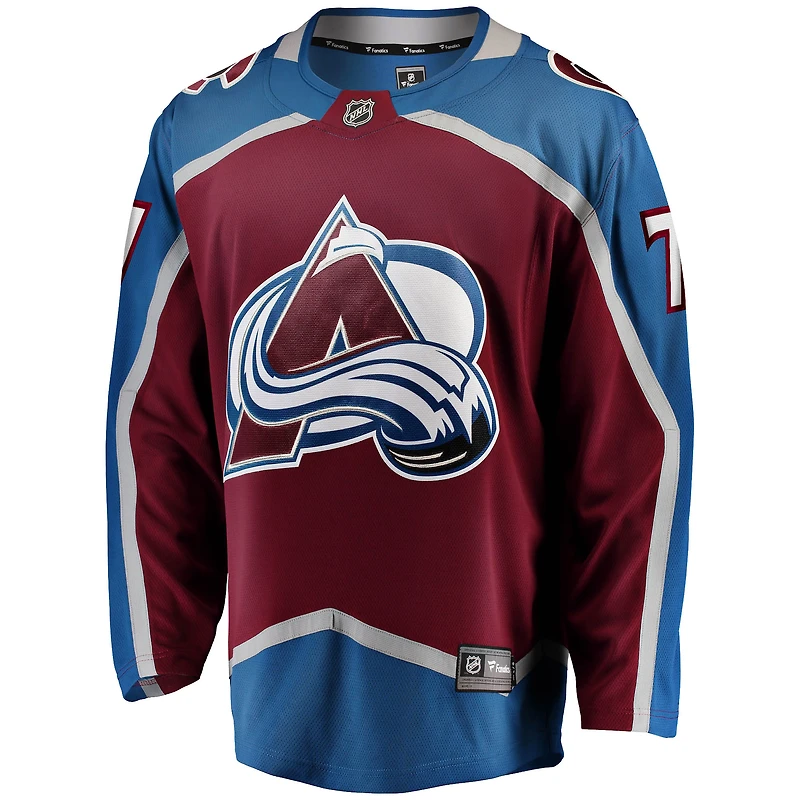 Men's Fanatics Devon Toews Burgundy Colorado Avalanche Home Breakaway Player Jersey