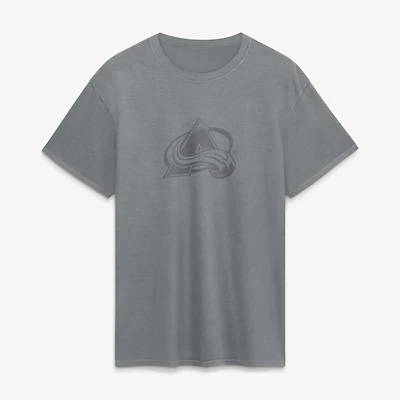 Men's Fanatics Gray Colorado Avalanche Core Beach Wash T-Shirt