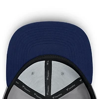 Men's Fanatics Gray Colorado Avalanche Fundamentals Duo Split Logo Snapback Hat