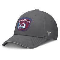 Men's Fanatics Gray Colorado Avalanche Home Ice Flex Hat