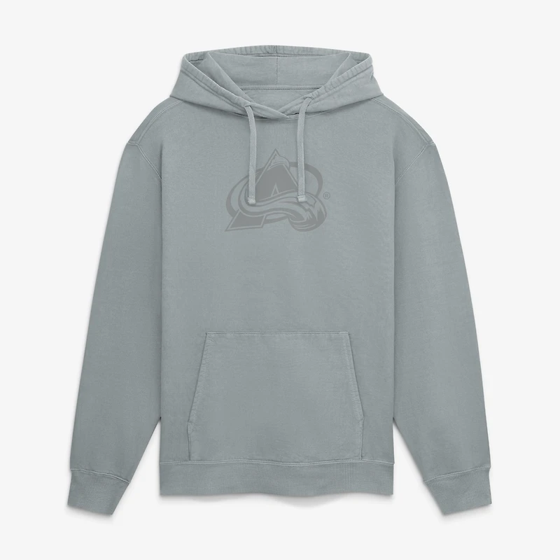 Men's Fanatics Gray Colorado Avalanche Washed Fleece Hoodie