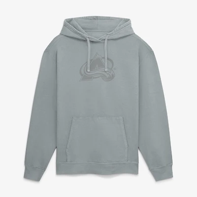Men's Fanatics Gray Colorado Avalanche Washed Fleece Hoodie
