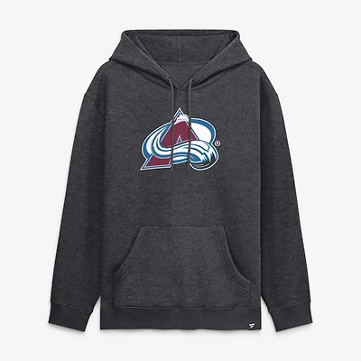 Sweat à capuche essentiel Fanatics Heather Charcoal Colorado Avalanche pour homme