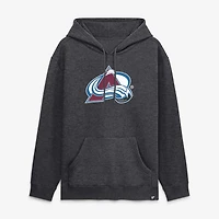 Sweat à capuche essentiel Fanatics Heather Charcoal Colorado Avalanche pour homme
