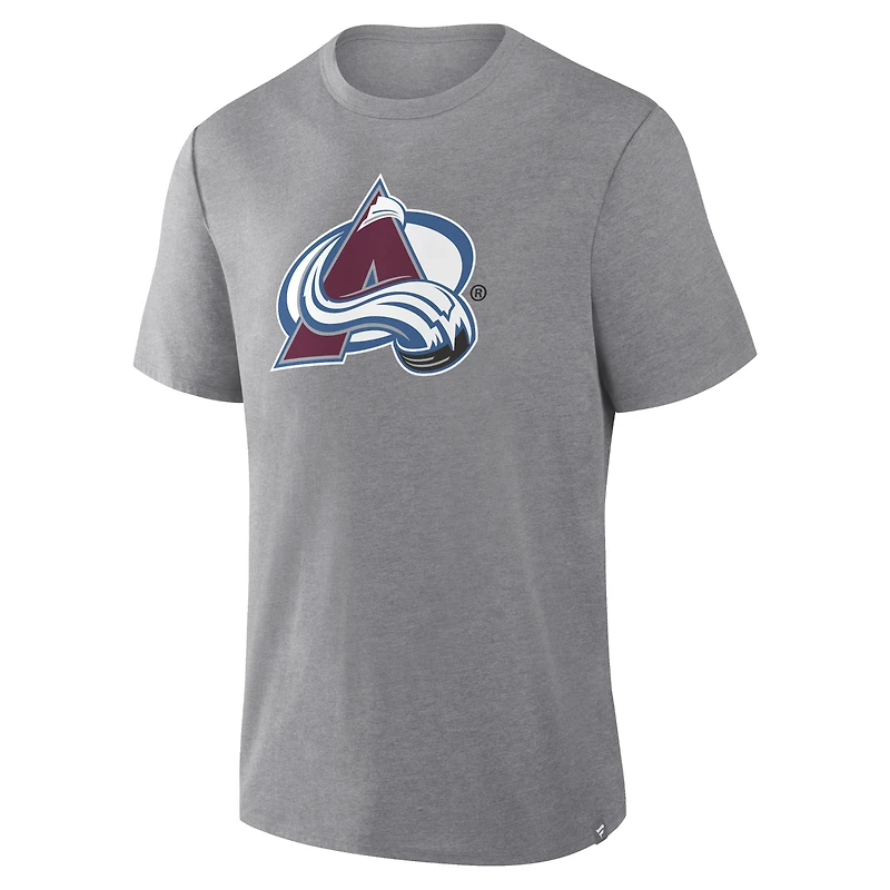 T-shirt Fanatics pour homme, gris chin