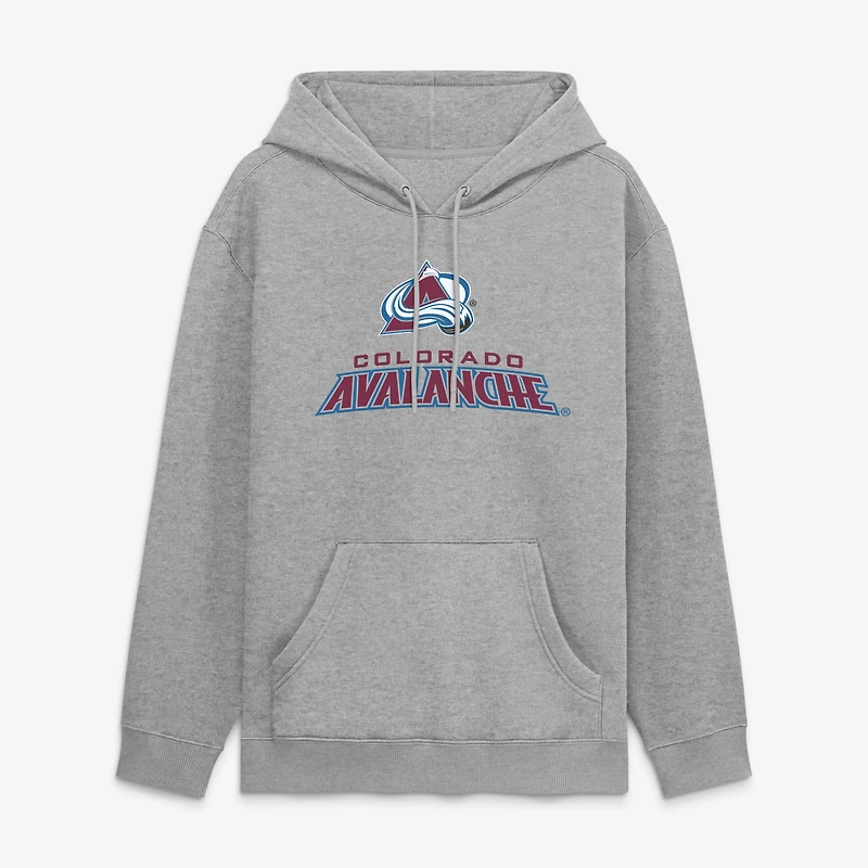 Men's Fanatics Heather Gray Colorado Avalanche Home Fleece Hoodie