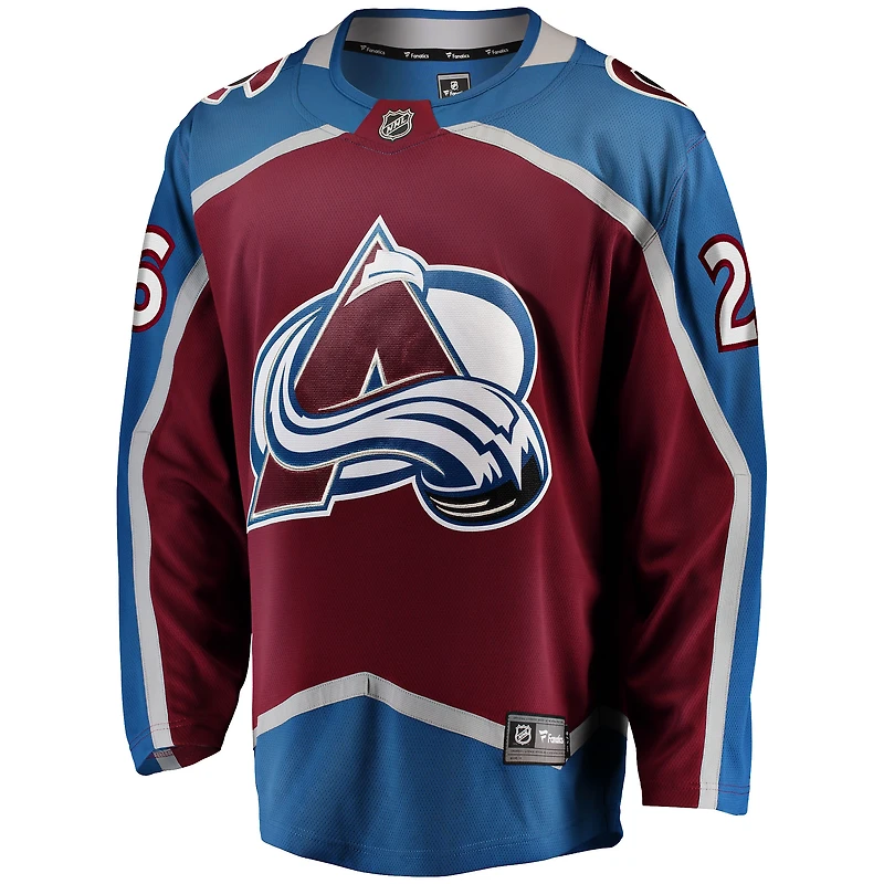 Men's Fanatics Jimmy Vesey Burgundy Colorado Avalanche Home Breakaway Jersey