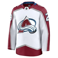Maillot premium extérieur blanc Nathan MacKinnon Colorado Avalanche pour homme (Fanatics)