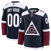 Men's Fanatics Navy Colorado Avalanche Alternate Premium Custom Jersey