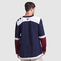 Men's Fanatics Navy Colorado Avalanche Alternate Premium Custom Jersey