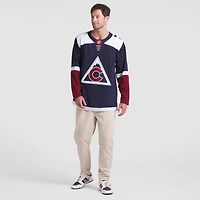 Men's Fanatics Navy Colorado Avalanche Alternate Premium Custom Jersey