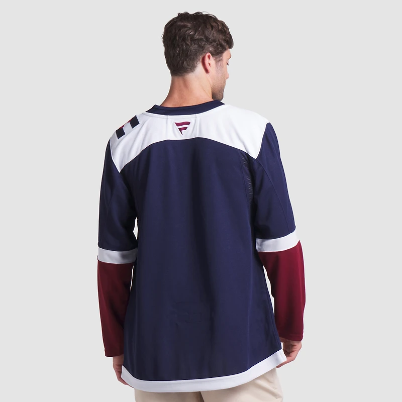 Maillot Fanatics bleu marine Colorado Avalanche Alternate Premium pour homme