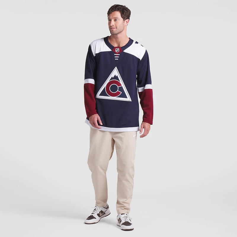 Maillot Fanatics bleu marine Colorado Avalanche Alternate Premium pour homme