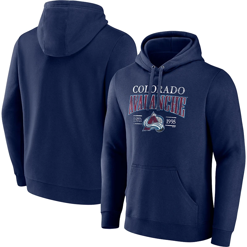 Sweat à capuche Fanatics Navy Colorado Avalanche Big & Tall Dynasty pour hommes