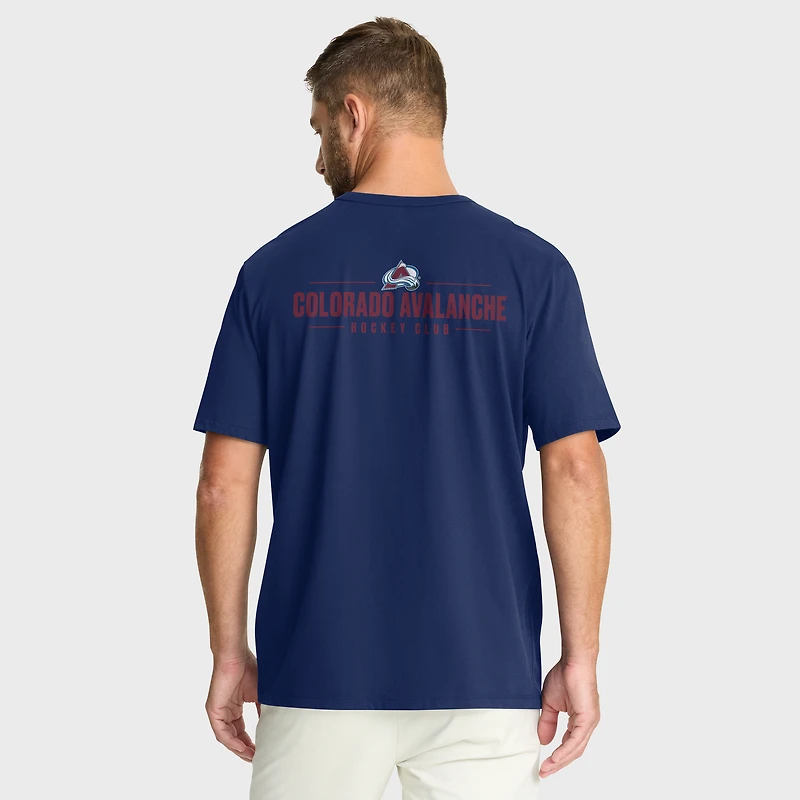 Men's Fanatics Navy Colorado Avalanche Crash The Net Legacy T-Shirt