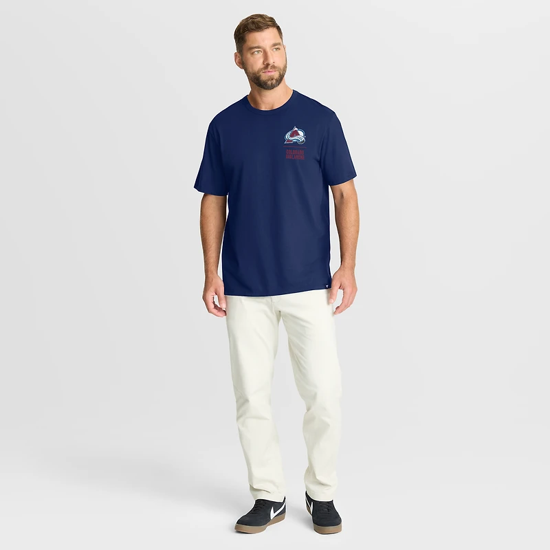 Men's Fanatics Navy Colorado Avalanche Crash The Net Legacy T-Shirt