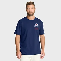 T-shirt Fanatics bleu marine Colorado Avalanche Crash The Net Legacy pour homme