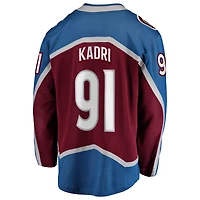 Men's Fanatics Nazem Kadri Burgundy Colorado Avalanche Home Breakaway Jersey