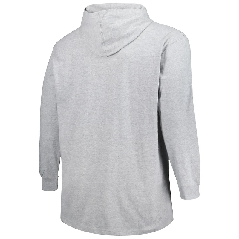 Sweat à capuche gris chiné Colorado Avalanche Big & Tall pour hommes