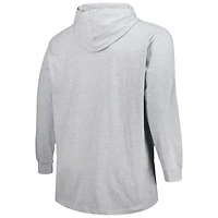 Sweat à capuche gris chiné Colorado Avalanche Big & Tall pour hommes