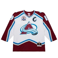 Men's Joe Sakic White Colorado Avalanche 2000-01 Power Play Jersey
