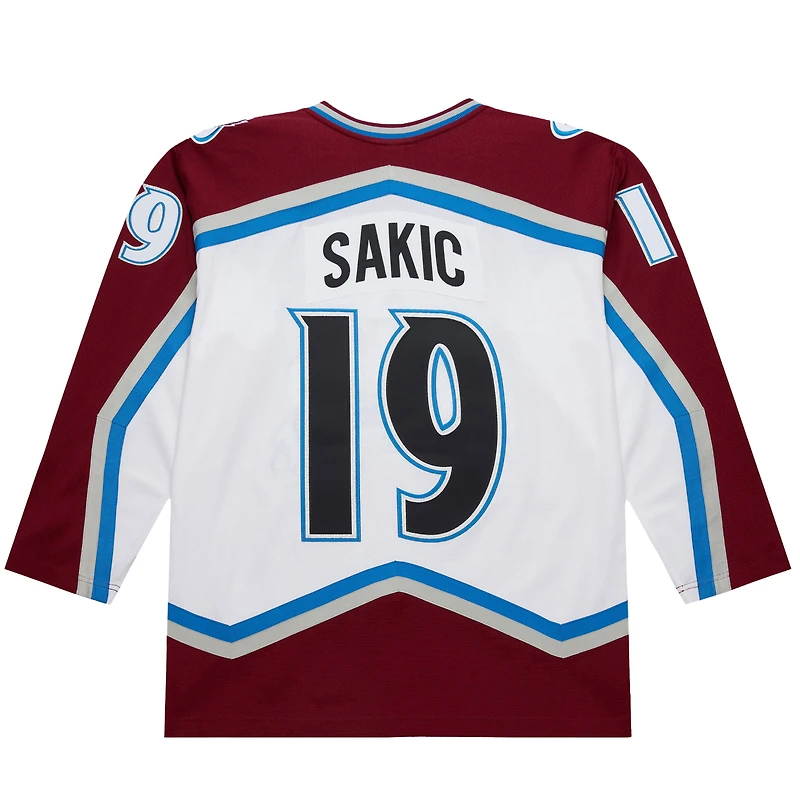 Men's Joe Sakic White Colorado Avalanche 2000-01 Power Play Jersey