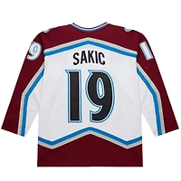 Men's Joe Sakic White Colorado Avalanche 2000-01 Power Play Jersey