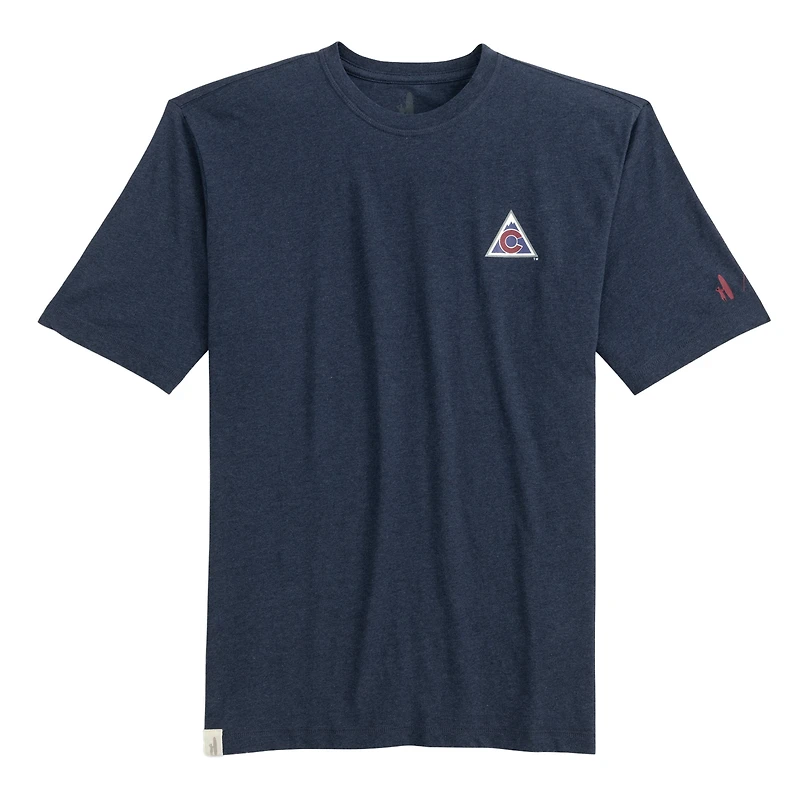 T-shirt Spencer chiné gris foncé Colorado Avalanche pour homme de Johnnie-O