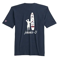 T-shirt Spencer chiné gris foncé Colorado Avalanche pour homme de Johnnie-O