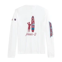 Men's johnnie-O White Colorado Avalanche Adam Long Sleeve T-Shirt