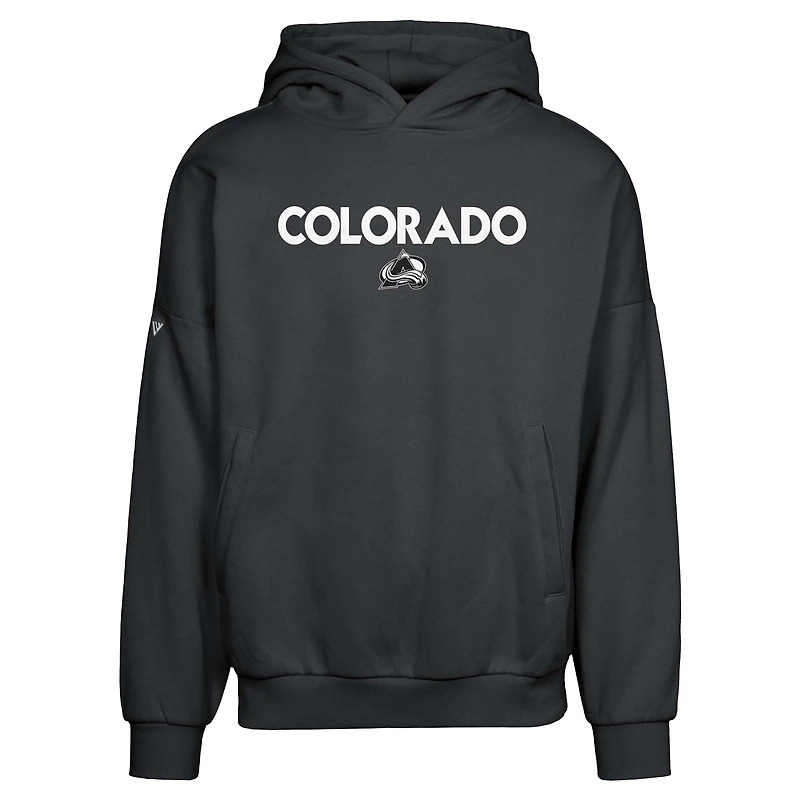 Sweat à capuche noir Colorado Avalanche Contact City Capsule pour homme de Levelwear