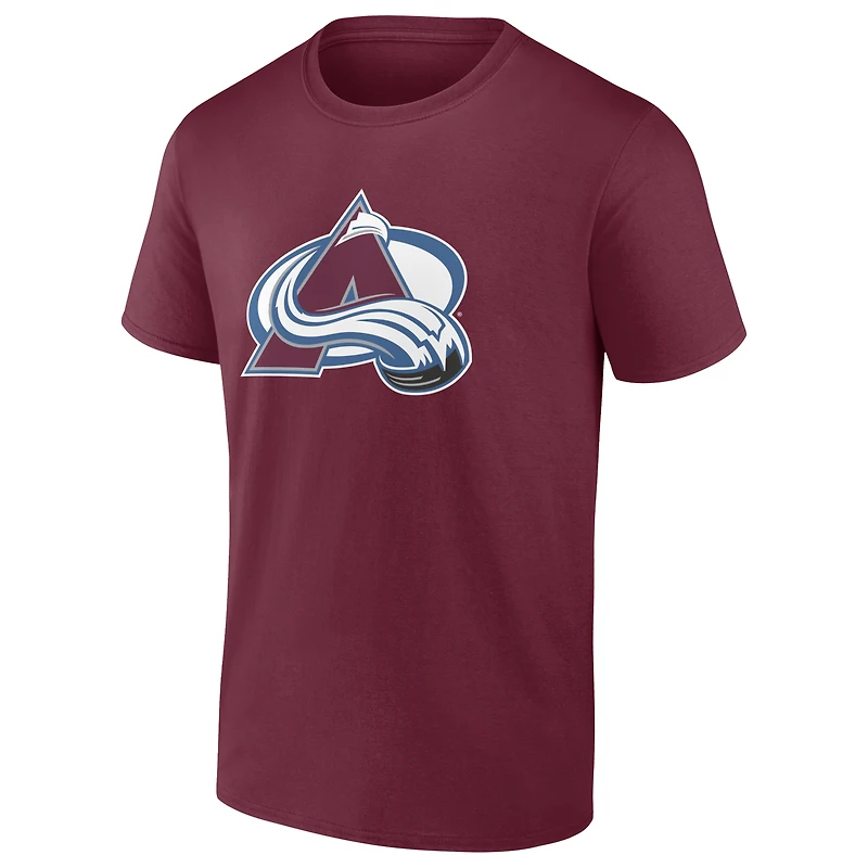 Men's Logo Athletic  Burgundy Colorado Avalanche Essential T-Shirt