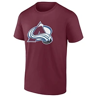 Men's Logo Athletic  Burgundy Colorado Avalanche Essential T-Shirt
