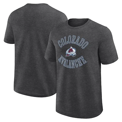 T-shirt Athletic Heather Charcoal pour homme avec logo Colorado Avalanche Success