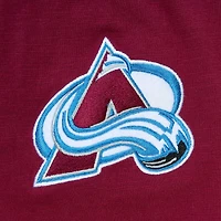 Men's Mitchell & Ness Burgundy Colorado Avalanche Legendary Slub Hoodie Long Sleeve T-Shirt