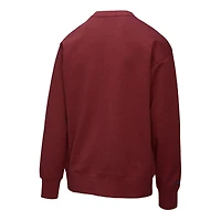 Men's Mitchell & Ness Burgundy Colorado Avalanche Playoff Win Fleece Pullover Sweatshirt
