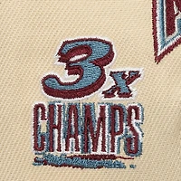 Men's Mitchell & Ness  Cream Colorado Avalanche Soul Legacy Defined Two-Tone Pro Crown Adjustable Hat