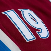 Men's Mitchell & Ness Joe Sakic White Colorado Avalanche 1995 Power Play Jersey