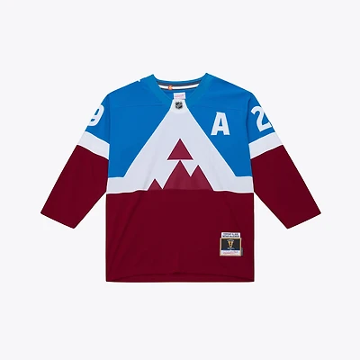 Men's Mitchell & Ness Nathan MacKinnon Blue Colorado Avalanche 2020 Power Play Jersey