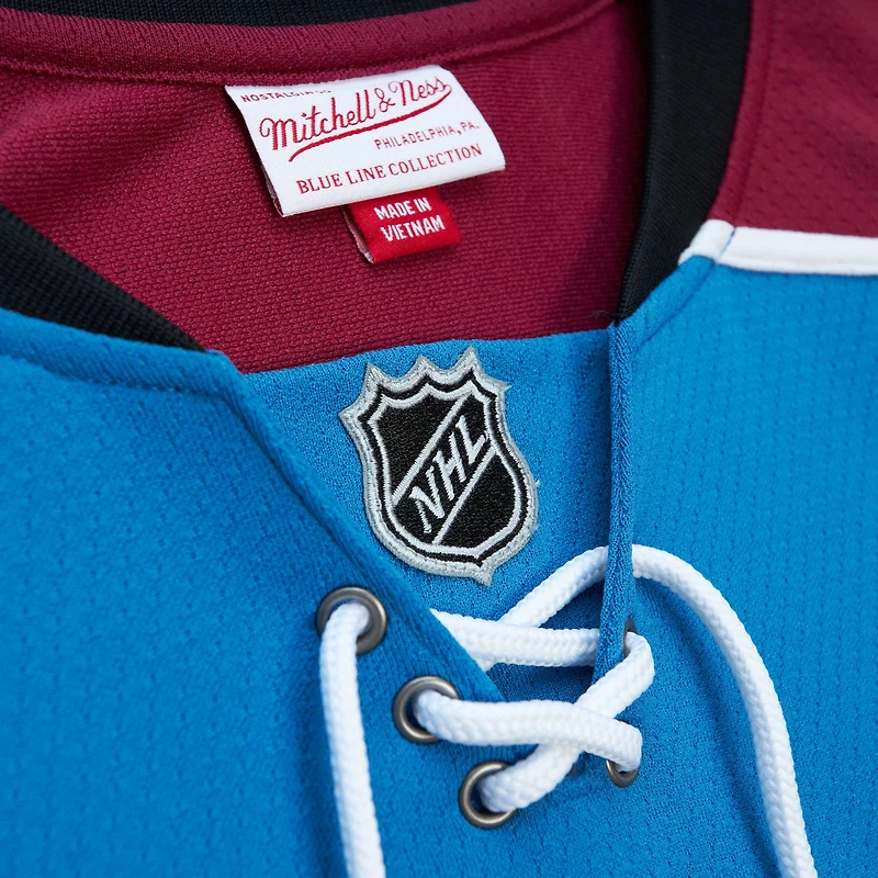 Maillot Homme Mitchell & Ness Nathan MacKinnon Blue Colorado Avalanche Big Tall 2013 Line Player