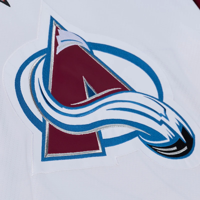 Men's Mitchell & Ness Patrick Roy White Colorado Avalanche 1995 Power Play Jersey
