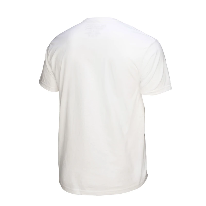 T-shirt Mitchell & Ness pour homme avec motif de cuisine locale Colorado Avalanche blanc