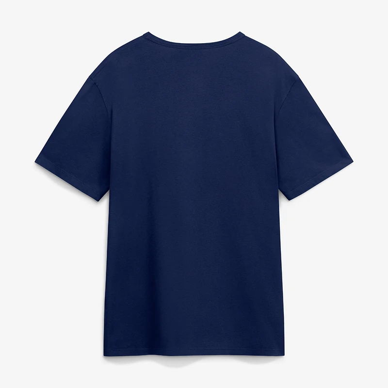 T-shirt homme bleu marine Colorado Avalanche avec logo alternatif