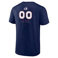 Men's Navy Colorado Avalanche Custom Midfielder T-Shirt