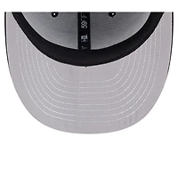 Men's New Era  Black Colorado Avalanche Freedom Pre-Curved 59FIFTY Fitted Hat