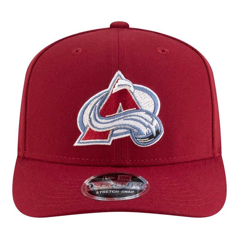 Men's New Era  Burgundy Colorado Avalanche 9SEVENTY Adjustable Hat